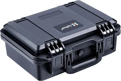 Miniatura 12 de Lykus HC-1410 Mini caja rígida seca con inserto de espuma, tamaño interior 5.51 x 3.54 x 1.46 pulgadas, IP66 a prueba de salpicaduras, adecuada