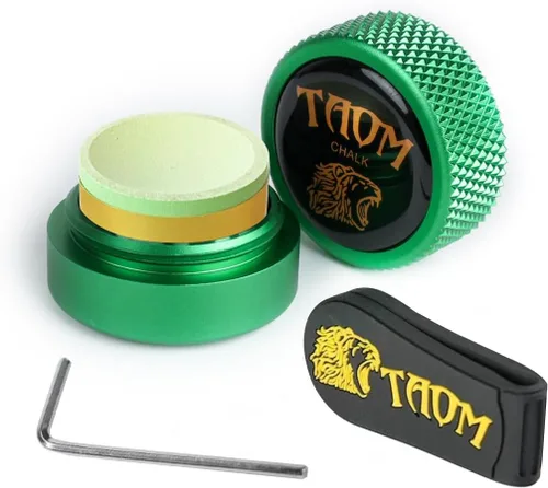 Miniatura 33 de TAOM - Soporte para tiza de billar, herramienta práctica redonda, accesorios de billar, mini estuche magnético para punta de tiza, contenedor