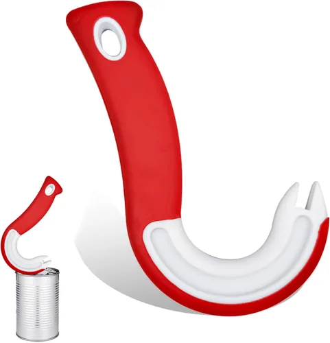 Miniatura 9 de Abrelatas de anillo fácil de abrir, extractor de pestañas superiores, herramienta simple para pestañas de soda, levantador de tapa, lata, ideal