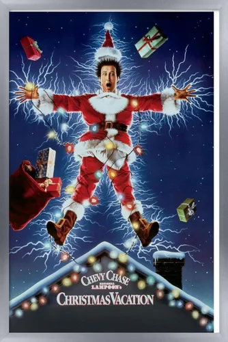Miniatura 10 de National Lampoon's Christmas Vacation - Póster de pared de una hoja, 34 pulgadas de largo x 22.4 pulgadas de ancho, versión enmarcada en negro