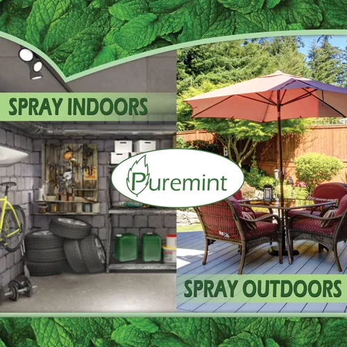 Miniatura 5 de Puremint Repelente de ratones, espray de aceite de menta natural al 5% para ratones, ratones, ratas y roedores, espray de control de plagas