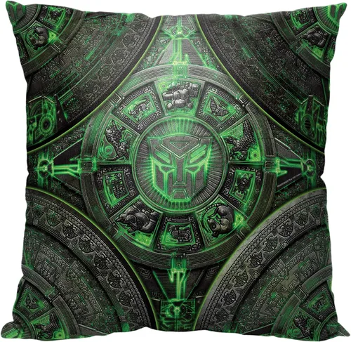 Northwest Almohada Transformers, 18 x 18 pulgadas, patrón de escudo Autobot Patrón de escudo de Autobot