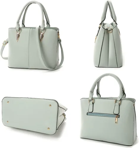 Miniatura 5 de JHVYF Bolso cruzado con asa superior para mujer, estilo clásico, estilo casual