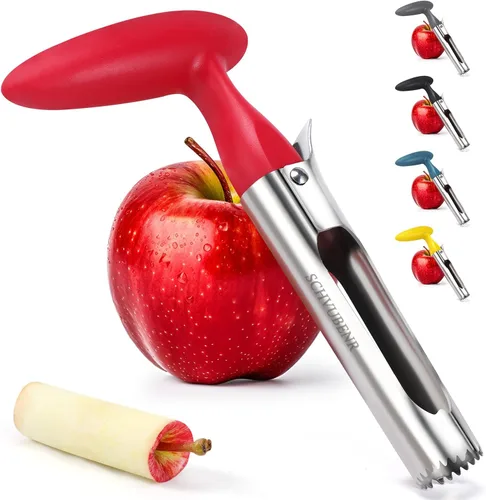 SCHVUBENR Herramienta de descorazonador de manzana de alta calidad, fácil de usar y limpiar, removedor de núcleo resistente con descorazonadores de