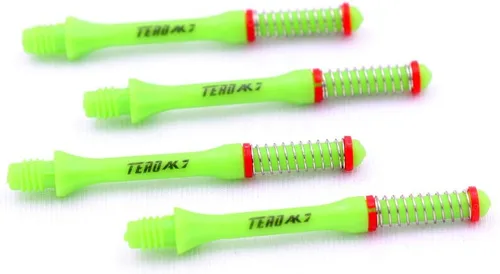 Miniatura 12 de CUESOUL TERO AK7 Slim Dart Shafts S/M/L - Muelle telescópico integrado para dardos de punta de acero y dardos de punta suave, juego de 3 piezas