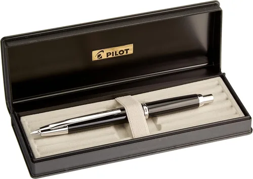 Miniatura 2 de Pilot Pluma estilográfica Decimo sin tapa, cuerpo negro, punta M (FCT-15SR-B-M)