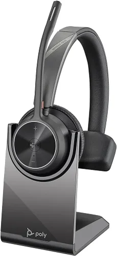 Miniatura 3 de Poly - Auriculares inalámbricos Voyager 4310 UC (Plantronics) - Auricular de una sola oreja con micrófono Boom - Conéctate a PC/Mac a través