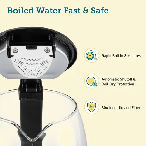 Miniatura 6 de COSORI Air Fryer Pro LE - Freidora de aire de 5 cuartos de galón, comidas rápidas y fáciles, hasta 450 ℉, silenciosa, 85% y hervidor eléctrico, olla