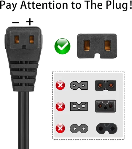 Miniatura 2 de Cable de alimentación CC para refrigerador de automóvil de 12 V, terminal de anillo O de 16 AWG a cable de plomo portátil para automóvil