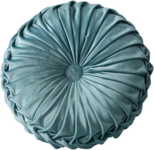 Miniatura 23 de HLOVME Cojín decorativo redondo para sofá, cama, sala de estar, cojín pequeño de suelo para adultos y niños, 13.7 pulgadas (A01-rosa)