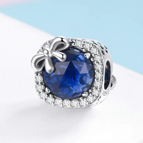 Miniatura 3 de MUERDOU Abalorio de piedra natal apto para dijes, pulsera, lazo, cumpleaños, cristal para pulsera y collar