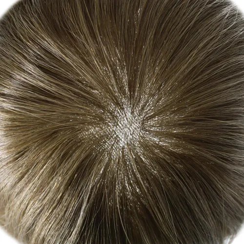 Miniatura 4 de Tupé de piel ultrafina para hombres Piezas de pelo Sistema de reemplazo Real Cabello humano Piezas para hombres Toupee Protesis Capilar Para Hombre