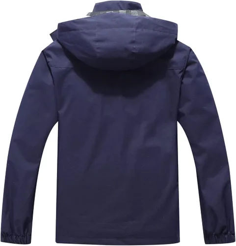 Miniatura 2 de Chaqueta impermeable y rompevientos para hombre, ligera y transpirable