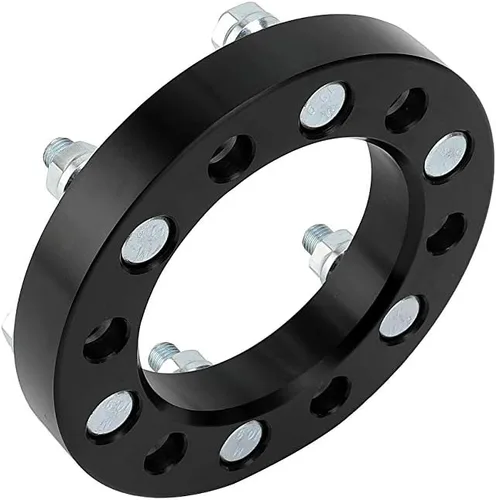 Miniatura 7 de Juego de espaciadores de rueda de 4-6 tuercas de 1 pulgada de grosor con adaptador de cubo centrado de 25 mm de tuerca, 6x5.5 - Compatible