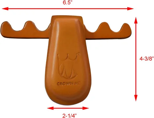 Miniatura 2 de CROWN ME Soporte de taco de piscina de cuero de 4 tacos