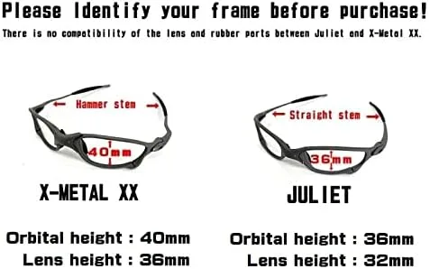 Miniatura 8 de LINEGEAR Lentes de repuesto HD para Oakley Juliet - no polarizadospolicarbonato