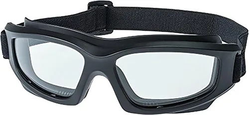 Gafas de motocicleta para hombres: gafas de conducción de motocicleta resistentes con estuche rígido, paño de limpieza y bolsa