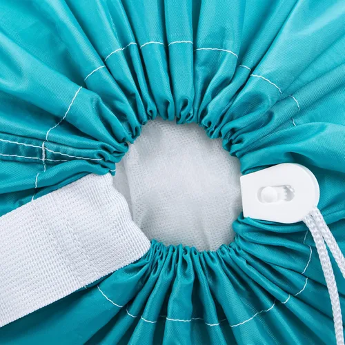 Miniatura 6 de HOMEST Paquete de 2 bolsas de lavandería de nailon XL con correa, organizador grande de ropa sucia, fácil de colocar en una canasta o cesta de ropa
