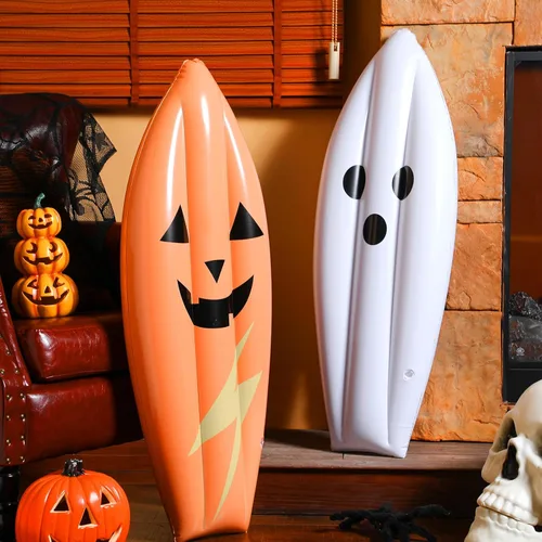 Miniatura 2 de JellyArch 4 tablas inflables de surf de 36 pulgadas divertidas inflables para piscina, decoraciones de fiesta hawaiana Luau para decoración de pared