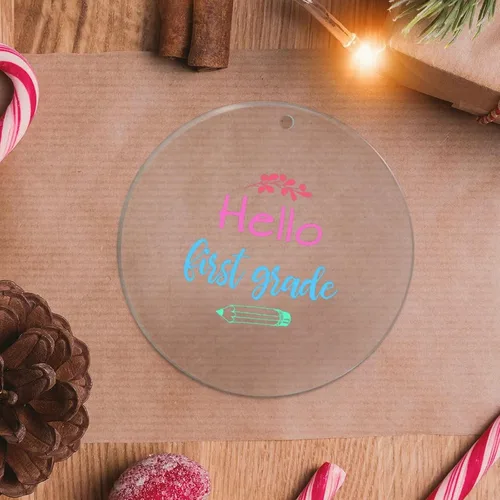 Miniatura 27 de Adornos de copo de nieve personalizados para la familia, con texto en inglés "Have You Hugged A Massage Therapeut", adornos navideños tropicales