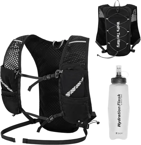 Miniatura 13 de Azarxis Hiking Hydration Pack 5L Running Backpack Daypack Vest with 2L Water Bladder for Women Men Cycling Biking Trail Race