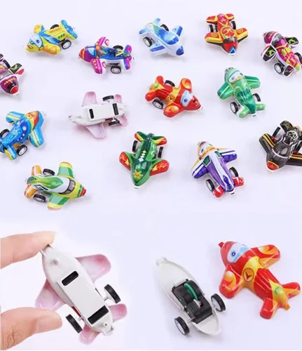 Miniatura 4 de 46 mini aviones de tracción y autos de tracción para niños pequeños y niñas, juego de vehículos de carreras para niños, juguetes a granel, juguetes