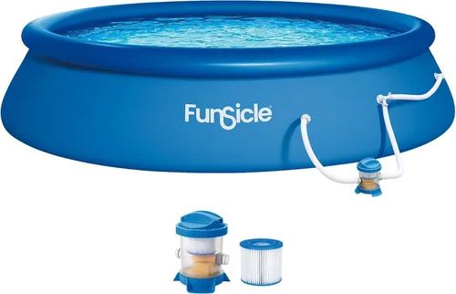 Miniatura 7 de Funsicle Quickset - Piscina redonda sobre el suelo de 8 x 30 pulgadas, con bomba de filtro FiltraBoost de 400 GPH, cartucho de filtro tipo I