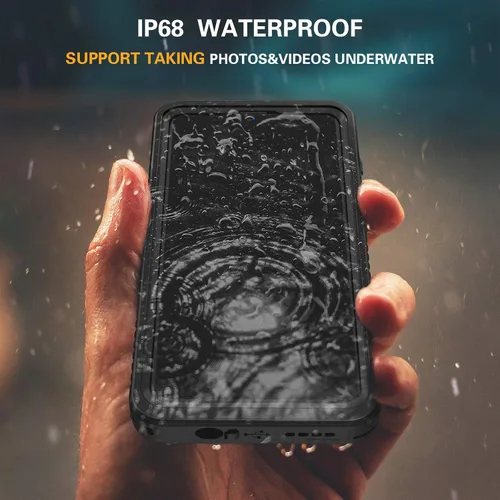 Miniatura 3 de Oterkin Funda impermeable para Samsung Galaxy S21 con protector de pantalla integrado, a prueba de polvo, a prueba de golpes, 360, carcasa