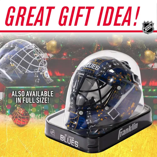 Miniatura 3 de Franklin Sports mini máscara para portero con logo de la NHL