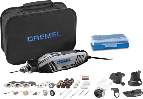Miniatura 21 de Kit de herramienta giratoria versátil Dremel 4300-9/64 con eje flexible - 9 piezas adicionales y 64 accesorios - Ideal para grabado, grabado