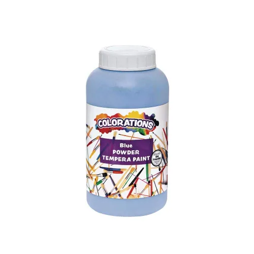 Miniatura 14 de Colorations® Témpera en Polvo, Turquesa, 1 libra, La pintura de témpera en polvo es una compra valiosa, Diluir solo lo que necesitas, Color fuerte