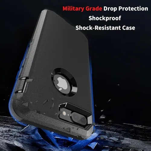 Miniatura 4 de Co-Goldguard Funda para iPhone 8 Plus Funda para iPhone 7 Plus con Protector de Pantalla [A Prueba de Golpes] [A Prueba de Caídas]