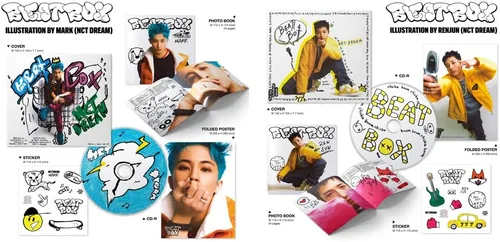 Miniatura 2 de dreamus NCT Dream el segundo álbum de reenvasado Beat Box versión Digipack + Póster plegado. (portada aleatoria)