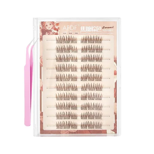 Miniatura 36 de Extensión de Pestañas DIY Efecto 3D Natural Individual 9/11/12mm Pestañas 80 Racimos Pestañas de Volumen Set Mixto, Extensión de Pestañas Caseras
