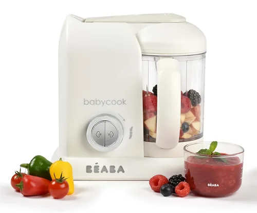 Miniatura 5 de BEABA Babycook Solo - Máquina de alimentos para bebés 4 en 1, procesador de alimentos para bebés, vaporera de alimentos para bebés, capacidad grande