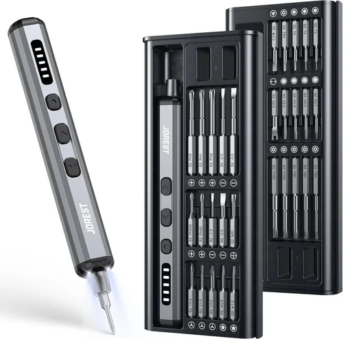 Miniatura 9 de JOREST Juego de destornilladores de precisión 50 en 1 con Torx de seguridad, mini kit de reparación magnético para Macbook, laptop, PS4, PS5