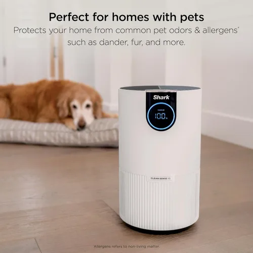 Miniatura 3 de Shark Purificador de aire para el hogar, Clean Sense, para dormitorio, guardería, oficina en casa, dormitorio universitario, filtro que supera HEPA