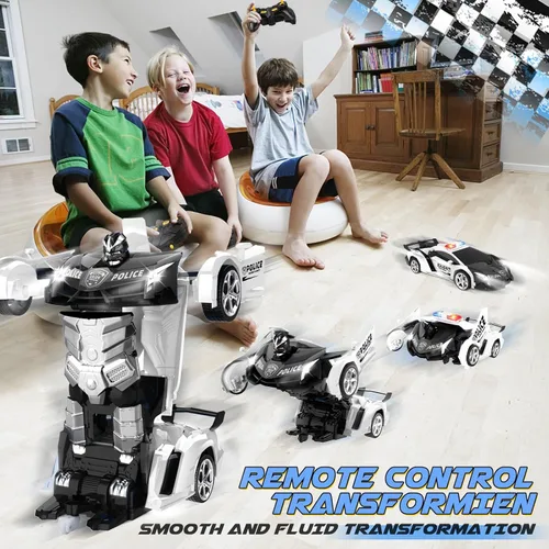 Miniatura 2 de Auto a control remoto transformable - Autos RC, transformación con un botón, rotación de 360°, derrape, 2.4GHz 1:18 escala, regalo para niños de 4-6