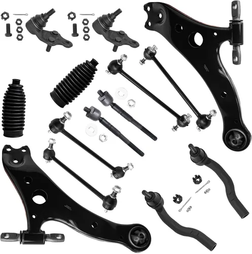 Miniatura 119 de Detroit Axle - Kit de suspensión frontal de 16 piezas para RWD Chrysler 300 Dodge Charger Challenger Magnum 6 brazos de control con rótulas 2