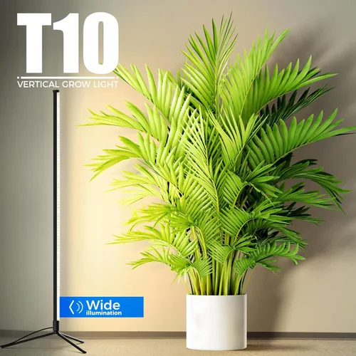 Miniatura 3 de Barrina Luces de cultivo T10 para plantas de interior con soporte + mini invernadero de 4 niveles con luz LED de cultivo para plantas