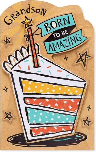 Miniatura 4 de American Greetings Tarjeta de cumpleaños para nieto (Awesome)