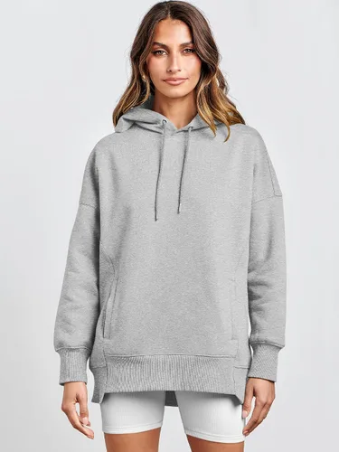 Miniatura 9 de ANRABESS Sudaderas con capucha de gran tamaño para mujer, sudadera de forro polar 2024, trajes de moda para adolescentes y niñas