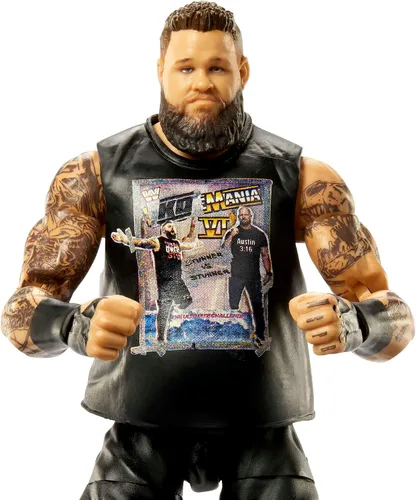 Miniatura 4 de Mattel WWE Kevin Owens Elite Collection Figura de acción, articulación de lujo y detalles realistas con accesorios icónicos, 6 pulgadas
