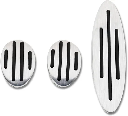 Cubierta del pedal del acelerador de gas del embrague de freno compatible con accesorios del modelo Mini Cooper MT (se ajusta a R52, R53, R55, R56,