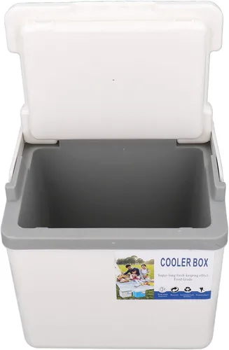 Miniatura 9 de Enfriador aislado, enfriador duro portátil de 6 litros para campamento, portón trasero, playa, picnic, comestibles, almuerzo y más (blanco)