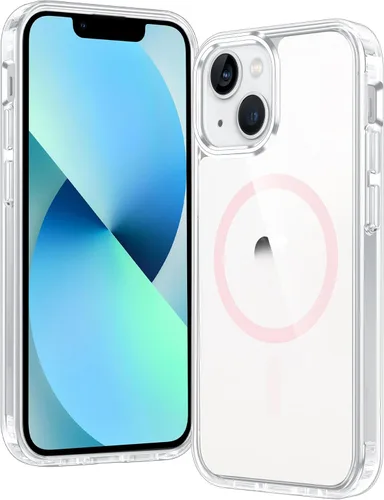 Miniatura 418 de FNTCASE Funda para iPhone 13 Pro-Max: Fundas magnéticas transparentes compatibles con Magsafe Slim anti amarillamiento protección contra caídas