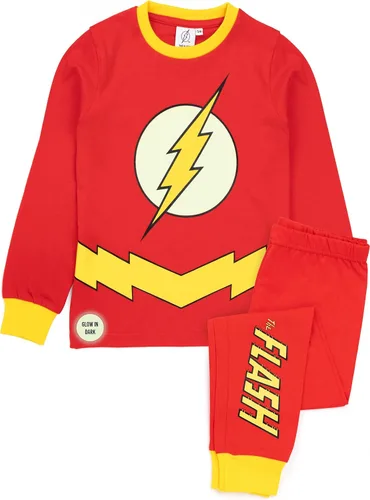 Miniatura 6 de DC Comics The Flash - Pijama para niños que brillan en la oscuridad