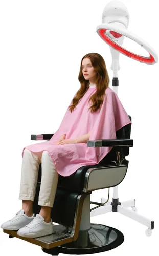 Miniatura 10 de Secador de pelo de 950 W, acelerador de secador de pelo con diseño giratorio de 360°, cabello infrarrojo profesional para peluquerías y salones