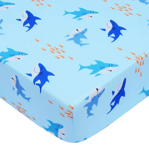 Miniatura 26 de UOMNY Sábana de Cuna Blanca Sábanas Ajustables para Cuna Sábana de Bebé para Colchones Estándar de Cuna y Niños Pequeños Sábana de Ropa de Cama