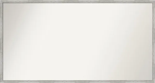 Miniatura 470 de Amanti Art Espejo de baño blanco para sobre el fregadero, 32 x 45 pulgadas, espejo de tocador rectangular blanco esbelto, marco de madera moderno